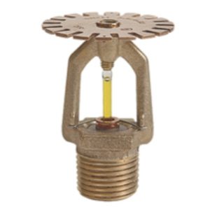 Modelo CC2 – Sprinklers para Espaços Cobertos com Material Combustível ™, Upright