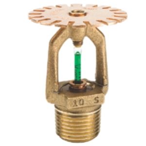 Modelo CC3 – Sprinklers para Espaços Cobertos com Material Combustível ™, Upright